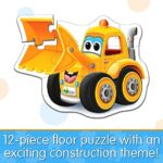 Learning Journey International – My First Big Vehicle Floor Puzzle – Digger- Toddler Puzzles & Gifts for Boys & Girls Ages 2 Years and Up, Multicolor