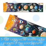 The Learning Journey: Long and Tall Puzzles- Solar System – 51 Piece, 5-Foot-Long Preschool STEM Puzzle – Educational Gifts for Boys & Girls Ages 3 and Up