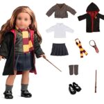 sweet dolly 18 Inches Doll Clothes, Magic School Uniform Scarf Costume Outfits for 18 Inch Dolls (Scarf Magic Set)