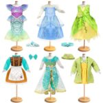 18 inch Doll Clothes and Accessories – 6Pcs Different Princess Costume Dress