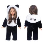 18 Inch Doll Clothes -Onesie Pajamas Fit 18 inch Girl Doll and More (2SET)