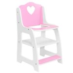 Doll High Chair Furniture Fits American Girl Dolls, My Life Doll, Our Generation and other 18 inches Dolls