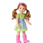 American Girl WellieWishers Cute as a Bug Gardening Outfit for 14.5″ Dolls