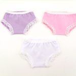 American Fashion World 3 Piece Lace Doll Panties Fits 18″