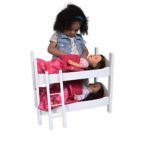 Bunk Bed for Twin Dolls fits 18 Inch Dolls