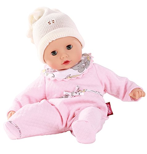 Gotz Muffin 13″ Bald Baby Doll with Pink PJ’s and Blue Open/Close Eyes ...