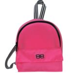 18 Inch Doll Backpack, Sophia’s Doll Sized Pink Nylon, Zipper Opening in Hot Pink