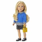 Journey Girls Meredith 18″ Doll with Black Skirt and Blue Sweater