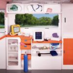 Our Generation Rescue Ambulance Playset with Electronics for 18″ Dolls