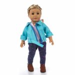 Wenini 18 Inch Doll Clothes, Cute Jacket Coat Clothes Girl Toy for 18 inch Doll Accessory Gril’s Toy