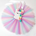 Matching Dolls&Girls Unicorn Tutu Dresses American Girls Party Cosplay Costume