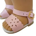 Pink Sandals for 18″ Dolls such as American Girl Dolls Monique’s Brand