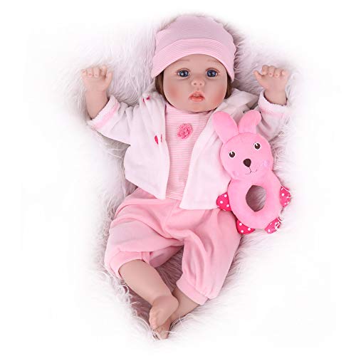 CHAREX Reborn Baby Dolls Lucy, 18 inch Weighted Reborn Girl Doll ...