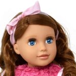 18 Inch Girl Doll, Fashion Doll with Fine Hair for Styling Clothes Pink Shoes and Accessories Princess Doll for Girls and Kids