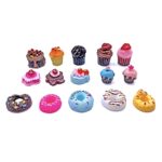 HKLMRO 150Pcs Miniature Food Drink Bottles Adults Dollhouse Soda Pop Cans Pretend Play Kitchen Cooking Game Party Accessories Toys Hamburger Cake Ice Cream Pizza Bread Tableware Doll House Landscape