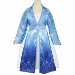 Disney Frozen 2 Elsa Dress Travel Adventure Costume Dress For Girls – Fits Sizes 4-6X, For Ages 3+