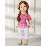 Journey Girls 18″ Doll Fashion Set Pink Top & White Jeans – Amazon Exclusive, Multi-color (81991)