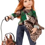 Gotz Hannah Walking her Dog – 19.5″ All Vinyl Poseable Doll with Long Red Hair to Wash & Style