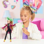 JoJo Siwa 10 Inch Singing Doll, Sings Hit Song Titled “Non-Stop”, Pink Jacket with Rainbow Fringe, by Just Play