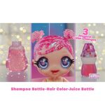 MGA’S Glitter BABYZ Solana Sunburst Baby Doll with 3 Magical Color Changes, Coral Pink Hair, Tropical Sunset Outfit, Diaper, Bottle, Accessories- Gift for Kids, Toy for Girls Boys Ages 3 4 5+ Years