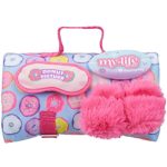 My Life As Donut Sleeping Bag, Eyemask, Slippers for 18″ Dolls (Doll not Included)