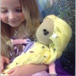 Princess Rapunzel Crochet Pattern for 18 inch Doll: A stitch by stitch guide with pictures and easy to follow instructions