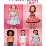 MCCALLS M7583 18″ Doll Clothes SEWING PATTERN