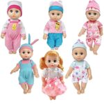 ARTST Doll Clothes,12 inch Baby Doll Clothes 6 Sets Include 5 Caps fit for 10 inch Dolls /11 inch Baby Dolls/ 12 inch Baby Dolls/