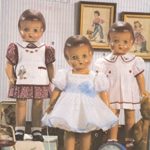 Vogue Pattern 7565 Vogue Doll Collection 18″ Doll 1930’s Clothing