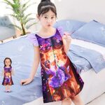 Matching Doll and Girl Dress Doll and Me Match Clothes for Little Girls 3-8Y Outfit