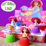 Cupcake Surprise Transforming Scented Princess Dolls Gift Set Bundle, Toys for 3 Year Old Girls – Pack of 2 (Assorted)