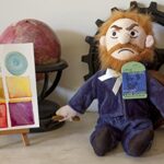 Vincent Van Gogh Doll – 11″ Soft Stuffed Plush Little Thinker – Toy for Kids or Adults