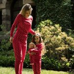 Leveret Kids & Toddler Pajamas Matching Doll & Girls Pajamas 100% Cotton Pjs Set (Hearts,12 Years)
