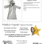 Hooded Bathrobe: Confident Beginner-Level Sewing Pattern for 18-inch Dolls (Matilda’s Closet Sewing Patterns by Matilda Jo Originals)