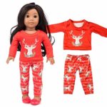 Lywey Chirstmas Clothes Pants Shirt for 18 Inch American Boy Doll Accessory Girl Toy