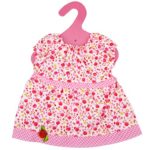 MagiDeal Cute Pink Rose Flower Dress for 18inch American Girl Our Generation Dolls